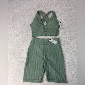 Society Green Crop Top